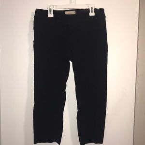 Black Crop Slacks
